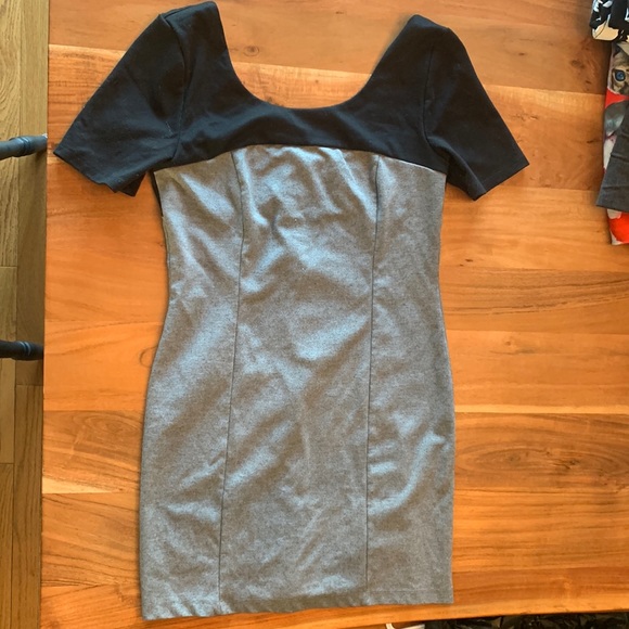 Women’s Monteau Black and Grey Dress - Picture 1 of 4